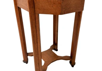 Art Deco Amsterdamse School Octagonal Side Table, 1920s